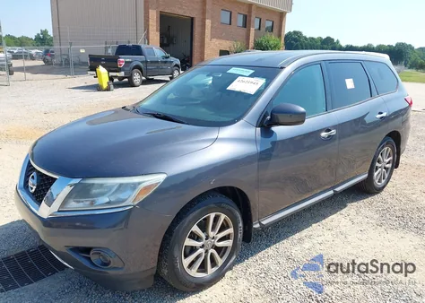 2014 Nissan Pathfinder S из США, поврежденный, VIN 5N1AR2MN3EC643083